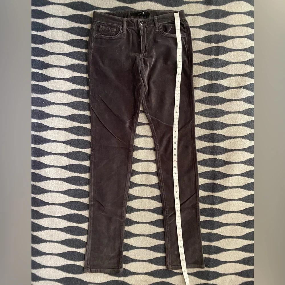 VTG Joe's Jeans Fit Skinny Vionaire Velvet Pinwale Corduroy Charcoal Size 28 - Picture 10 of 12